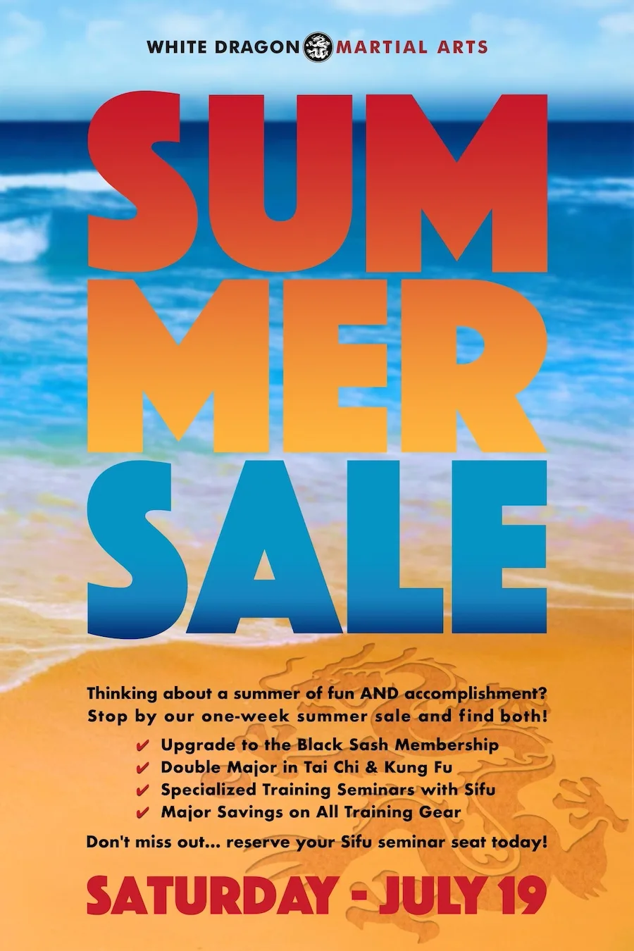 White Dragon Summer Sale 2025 White Dragon Summer Sale 2025